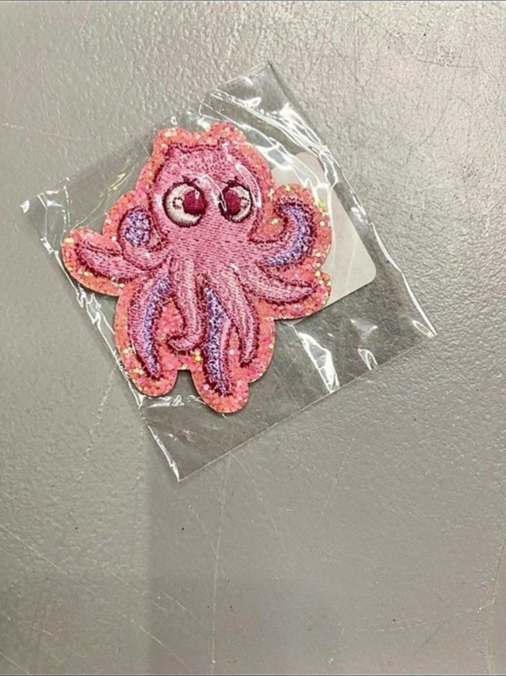 Stoney Clover Lane Pink & Purple Octopus Applique Patch